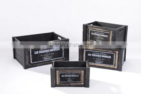 Custom Packaging Storage Wooden Box
