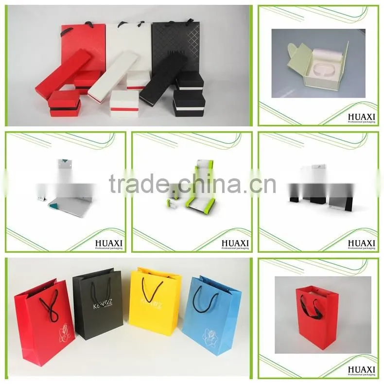 Huaxin Brown Velvet Plastic Pendant Jewelry Storage Gift Button Box
