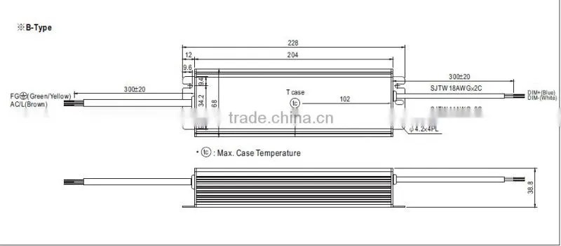 UL CE TUV EMC approved Meanwell HLG-185H-48A 185w 48v 3 in 1 dimming 1-10v pwm dimmable led driver
