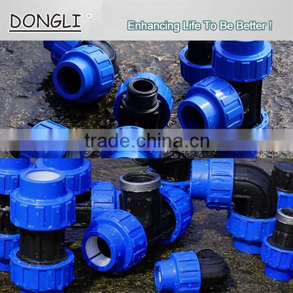Irrigation PP Compression Popular Plastic PP fitting Female Thread Elbow