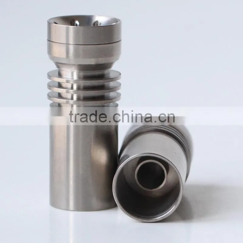 Highly Educated Honey Bucket domeless titanium nail 14mm & 18mm female. Custom logo available.