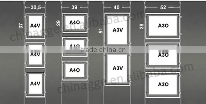 Hanging LED Crystal Light Box, LED Light Pockets for Real Estate Agent, Window Display LED Acrylic Light Pocket