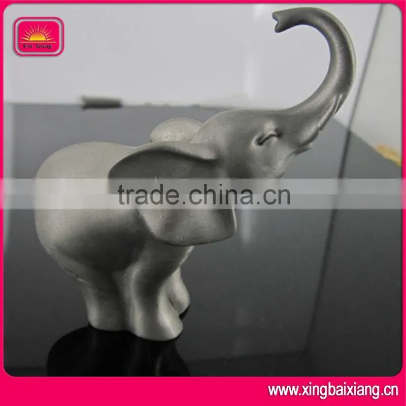 3D Metal Elephant Show Shelf Figurines