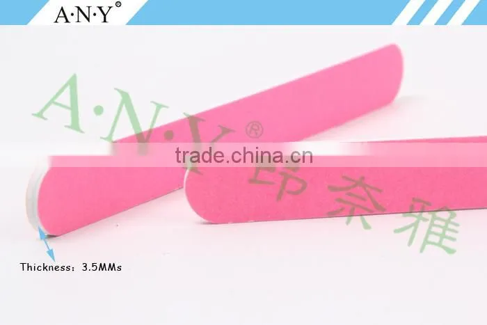 Nail Care Shaping and Polishing Tool PP Board Pink Hot Sale Nail File 100/180 Grit