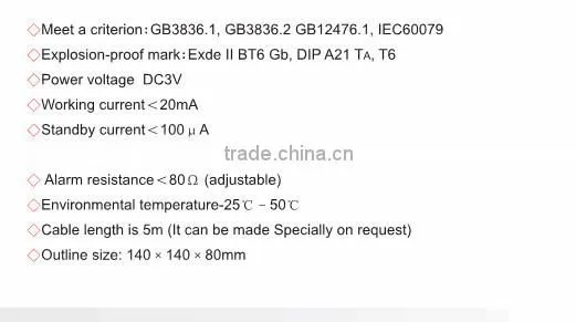 BJB-02 china supplier explosion proof electrostatic earthing alarm device
