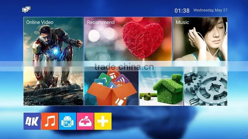 Amlogic S905 G9S Smart Quad Core Android5.1 LOLLIPOP TV Box with KODI 16.0 Pre-Installed