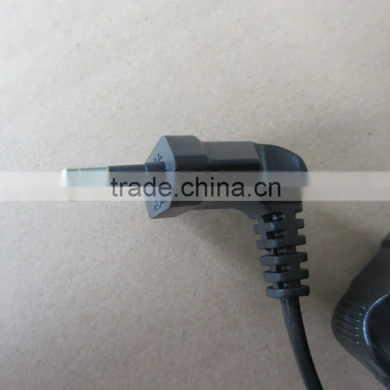 NF Approval cord sets for home appliance France 2 pins