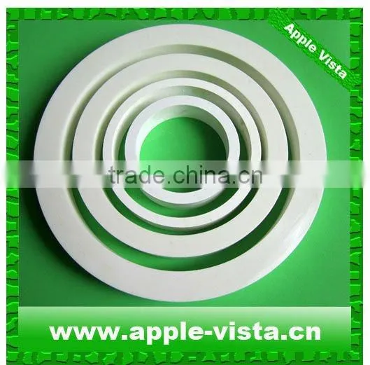 High purity white alumina ceramic ring