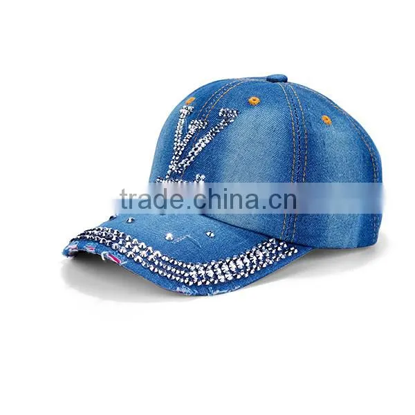 Fashion Design Cheap Denim Baseball Caps
