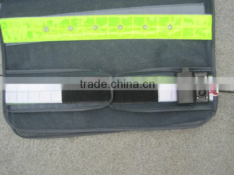 reflective fluorescent safety vest blue