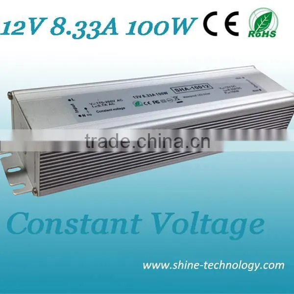 quality 12v dc 100w waterproof switching led driver power supply transformer, electrical power supply adapter for led illuminati