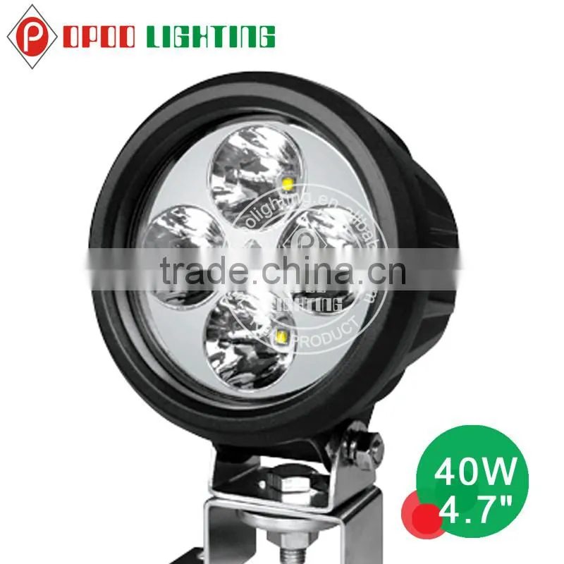 High performance 40w led work light, 4.7'' 40w led work light for offroad 4x4 auto parts