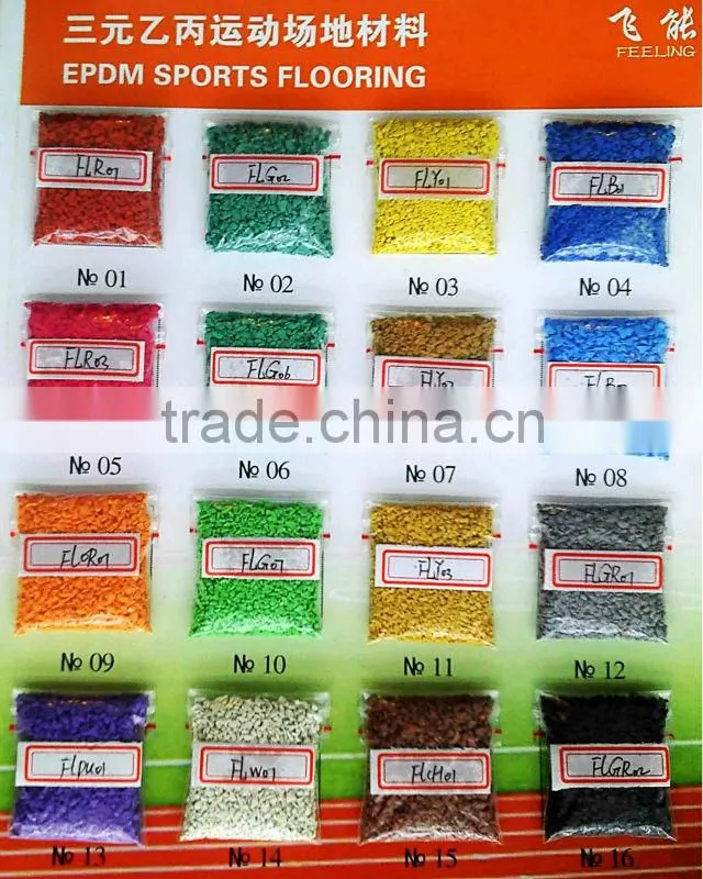 Rubber & plastic products manufacturer-EPDM & sbr granule/chips/crumb rubber-FL-G-Y-173