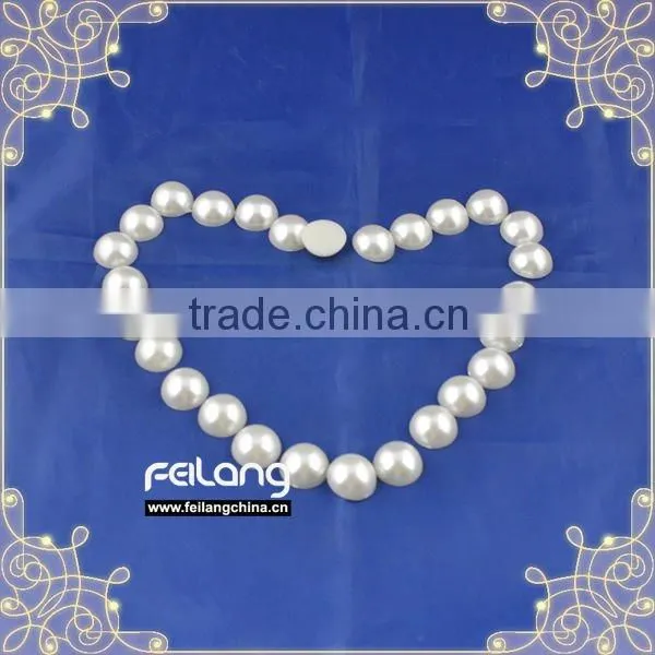 imitation pearl semicircle pearl plastic materil