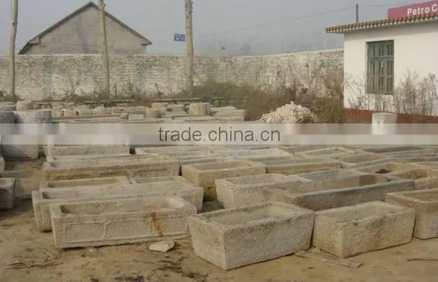 antique stone planter