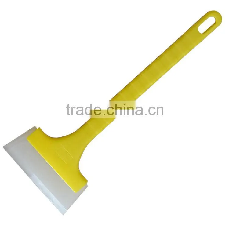 promotion Handle Clear Plastic Blade Car Cleaning Ice Snow Scraper Deluxe shovel Snowbrush Ice Scraper Mitts