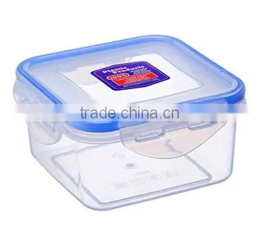 disposable food grade 400ml square shape plastic kitchen food container
