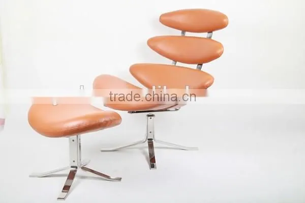 Alibaba knockoff furniture cashmere wool Poul Volther Corona chair replica