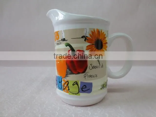 ceramic water pitcher