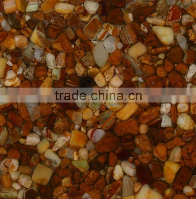 Translucent River Pebble Stone for Table