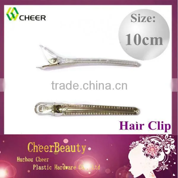 clear hair clips HC014/hair salon clip/clear clip hair products