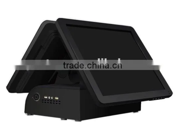 15inch Double Screen POS Touch screen All in One for Retail POS system