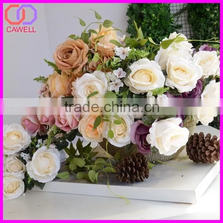 fake rose bushes,artificial wholesale cabbage rose