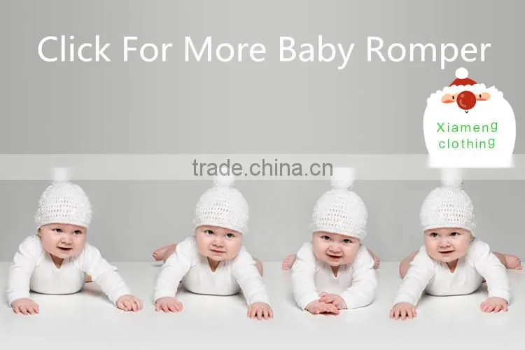 casual wear baby clothes cute Christmas baby white romper