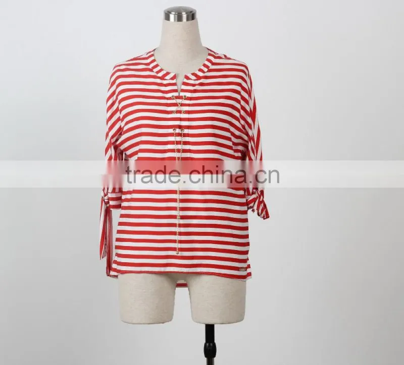 Latest fashion africal pattern blouse designs plus size silk fabric blouse tops OEM service