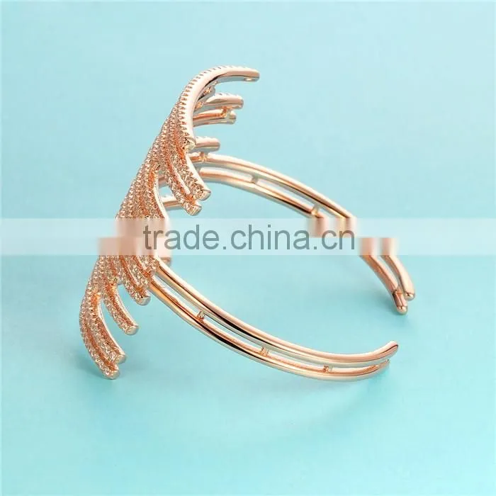 2016 New models s925 sterling silver gemstone bangle