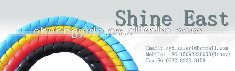 Hose guard making machine / safe spiral wrap machine price