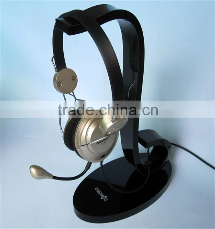 alibaba sign in plastic black acrylic earphone display