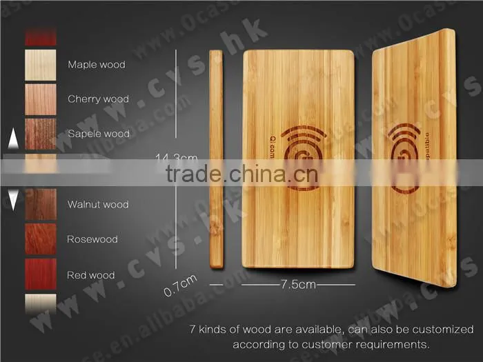 1000 mA Real Wood Mobile phone charger Wireless Charger with 5V 1A QI for Iphone, for Samsung