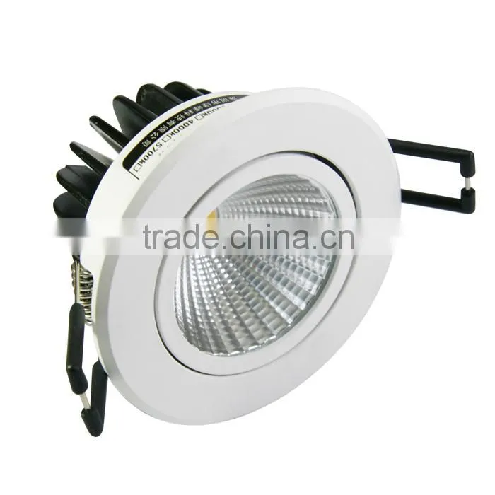 9W Led COB ceiling downlight,long lifespan cutout 68