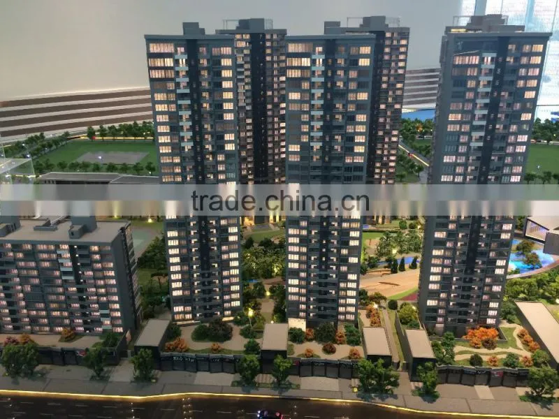 Sand table architectural miniature model maker/building scale model making
