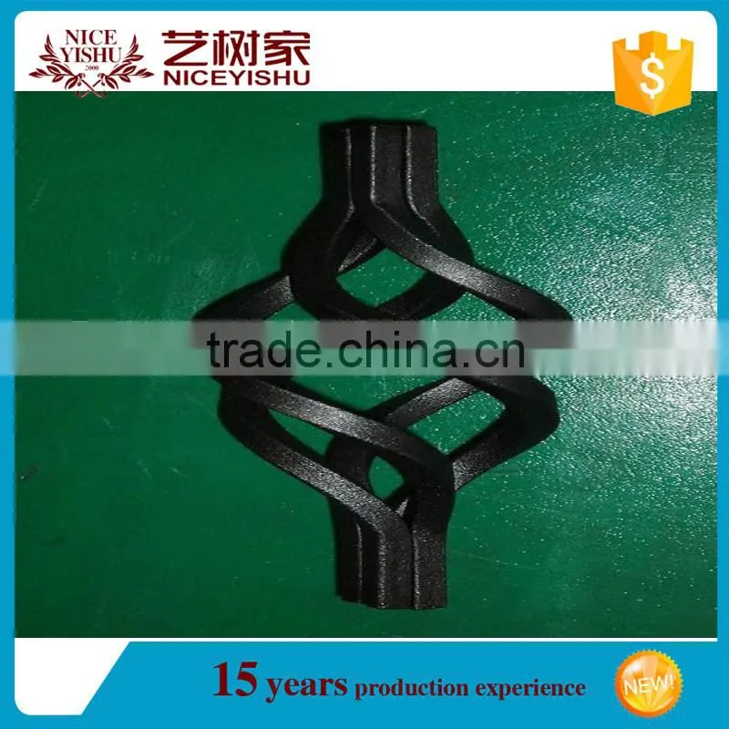 wrought iron flowers and leaves for gate, fence, railing
