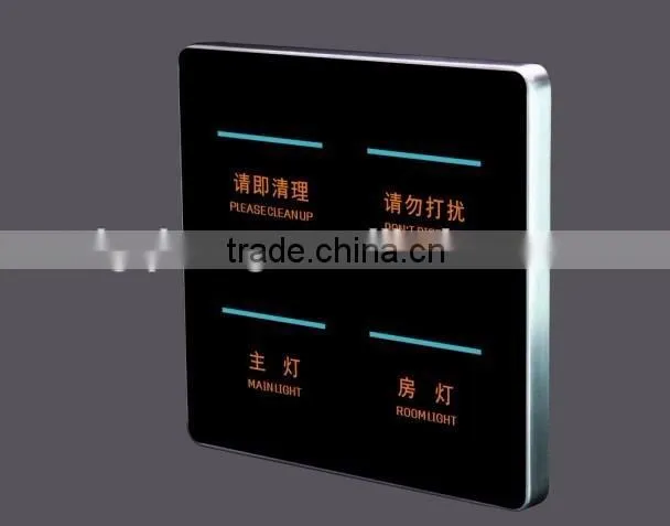Crystal Glass panel switch smart home Wall switch Touch Switch