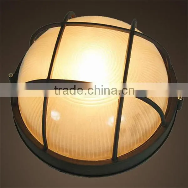 modern design small size outdoor art glass ceiling light (HS1107)
