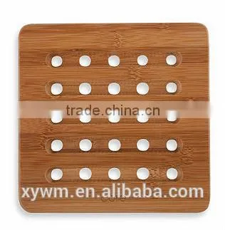 2015 NEW Totally Weddding Gift Kitchen Set of 3 Bamboo Wood Tableware Trivet Coaster Placemat Set
