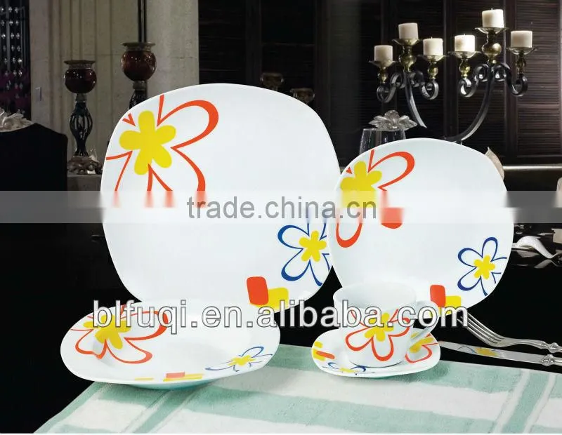 20/30pcs golden line dinner sets ceramic tableware