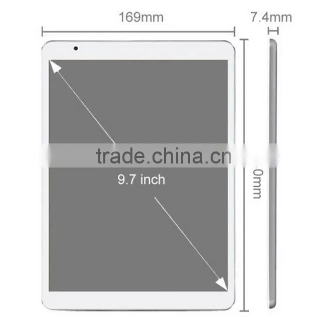 original Retina 2048x1536 Teclast X98 Air 3G Dual Boot tablet pc Intel Z3736F Quad Core 2.16GHz 2GB+32GB WCDMA phone call GPS