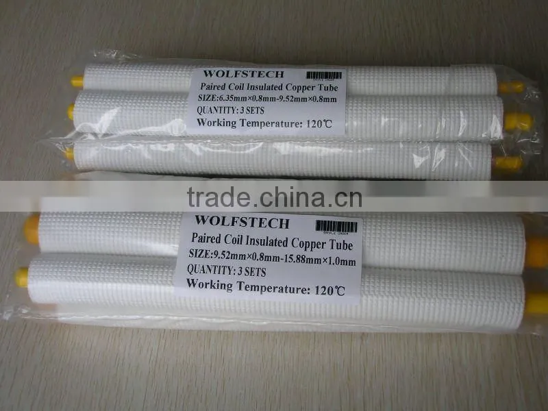 Insulated copper tube for air conditioning or refrigerator