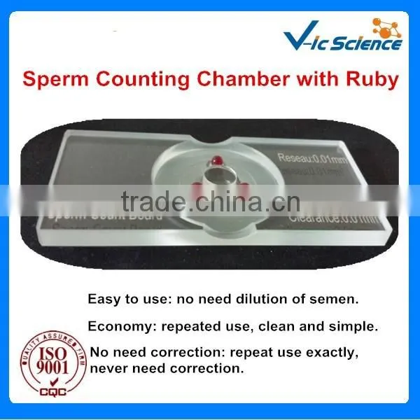 Disposable sperm counting chamber