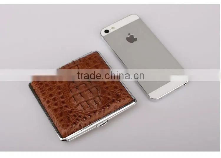 Crocodile Leather Cigarette Cases Wholesale Cigarette Cases diy Cigarette Case