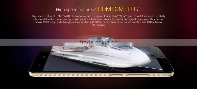 HOMTOM HT17 4G Smartphone 64bit MTK6737 Quad Core Android 6.0 5.5 inch HD