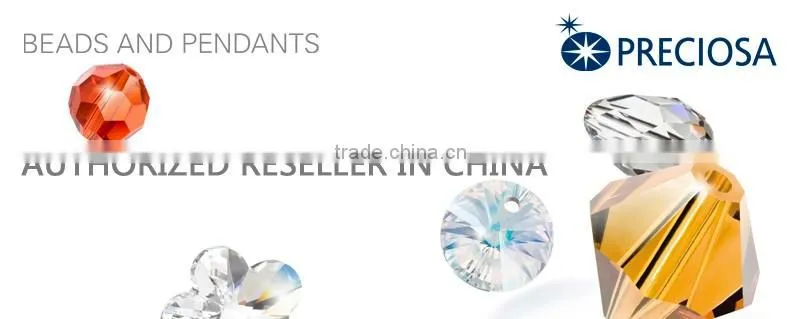 PRECIOSA Crystal Beads Oat MC Glass Stone for Wedding Dress