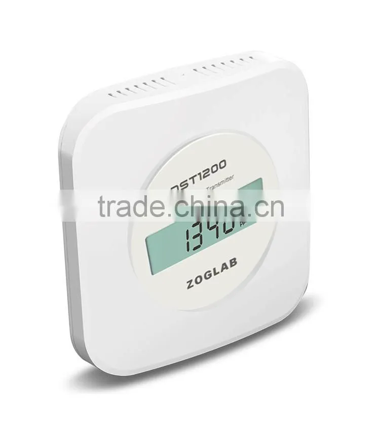 NDIR Sensor Carbon Dioxide Gas Flow Detector Optical Transmitter Price 0~10000 ppm CO2 Transmitter