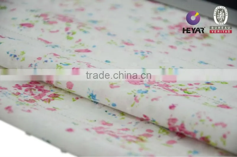 floral print jacquard fabric