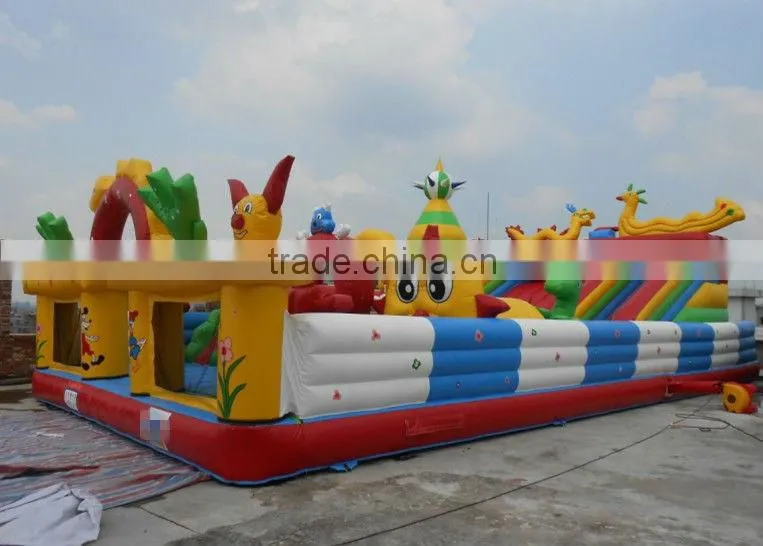 Giant amusement park TOP quality inflatable funcity