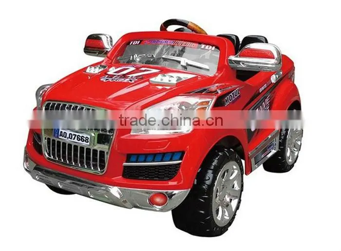 2016 Double Drives battery operating plastic kids ride on car 12V